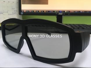 Le cinéma a employé 3d les verres polarisés linéaires noirs Imax Eeywear avec le grand cadre
