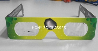 Verres de visionnement de papier d'éclipse solaire en verre de Sun en verre d'éclipse solaire d'Eco/Hony 3d