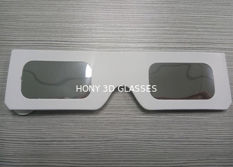 Adaptez l'Eyewear d'éclipse solaire de carton/les verres aux besoins du client de visionnement éclipse blanche de couleur