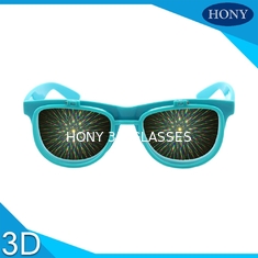 Les verres de feux d'artifice de Hony 3D avec le réseau de diffraction filment, renversent vers le haut des lunettes de soleil