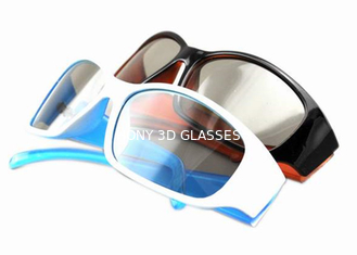 La circulaire de système de Reald a polarisé les verres en plastique du cinéma 3D - anti verres d'éraflure