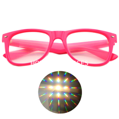 Les verres de diffraction de spécialité avec le logo ont imprimé - le club 3D de partie de yeux d'éloge Trippy