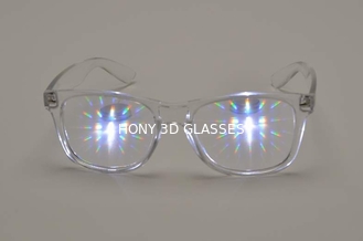 Les verres en plastique des feux d'artifice 3D d'expositions légères épaississent la FCC RoHS de la CE de verre