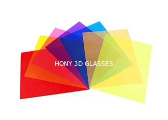 Feuilles de 0 films polarisées par couleur d'or bleue rouge brillante de degré pour l'affichage à cristaux liquides, film de polariseur d'affichage à cristaux liquides de couleur avec l'adhésif