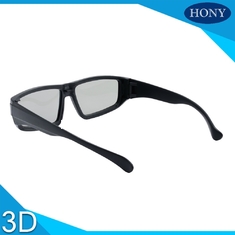 3D verres polarisés linéaires adultes, verres 3D passifs avec le cadre noir