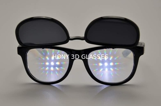 verres de feux d'artifice de 1.0mm Lense 3D/verres en plastique de diffraction