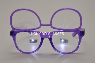 Épaississez les verres de feux d'artifice de Lense 3D, verres en plastique de diffraction