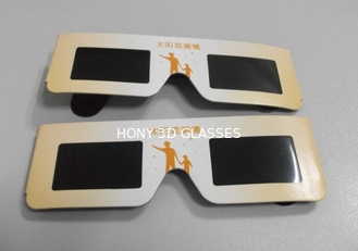 Verres de lunettes éclipse solaire respectueux de l'environnement pour observer l'éclipse