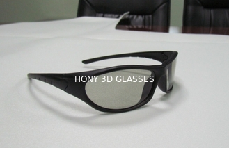 Façonnez les verres 3D polarisés par circulaire en plastique pour le CE EN71 de cinéma