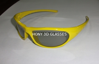 Façonnez les verres 3D polarisés par circulaire en plastique pour le CE EN71 de cinéma