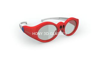 La coutume badine des verres du lien 3D de DLP de verres d'affichage à cristaux liquides du cadre rouge 120Hz de TV