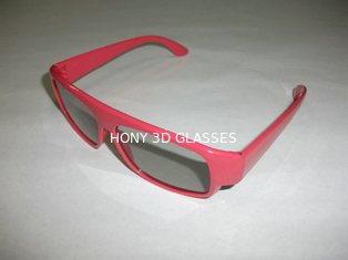 Types polarisés linéaires de cadre en plastique de PC de verres 3D pour le cinéma de 4D 5D 6D