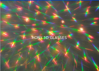 papier olographe en verre des feux d'artifice 3d avec des verres de laser de PVC/ANIMAL FAMILIER de 0.06mm
