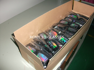 0,06 mm PVC / laser PET lentilles lunettes d trois 3D lunettes de feux d'artifice