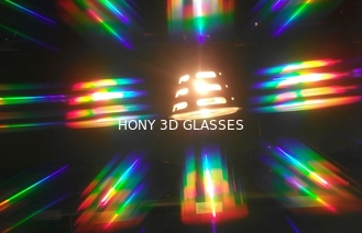 Verres promotionnels des feux d'artifice 3D pour des cadeaux, verres 3D en plastique de Hello Kitty de fille