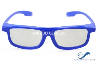 Verres actifs de volet de cinéma de Reald 3D Masterimage, verres bleus du plastique 3D