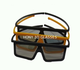 Verres 3D/film Eyewear polarisés linéaires d'armature en plastique d'ABS