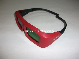 verres actifs 0.7ma du volet 3D TV de lien rouge de DLP de 120Hz VR avec la batterie au lithium CR2032