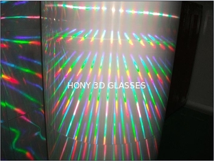 Laser pour animaux de compagnie cadre en plastique rainbow 3d fireworks lunettes lentilles avec impression personnalisée