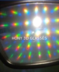 Exposition de laser à verre de feu d'artifice du visionnement 3D avec l'effet de diffraction puissant