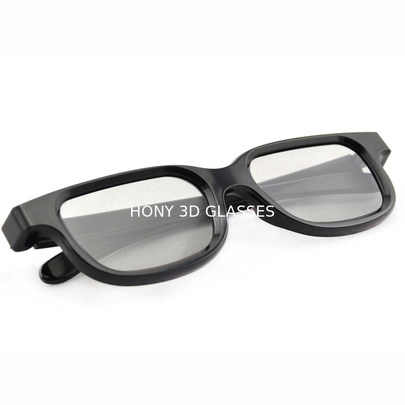 La vraie circulaire de D a polarisé les verres 3D possèdent des lunettes de Logo Print EN71 3d pour la TV