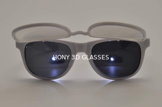 Renversez vers le haut des lunettes en verre de PC de feux d'artifice de la diffraction 3D pour des sites de divertissement