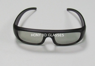 Faites à logo fait sur commande les vrais verres de D polarisés par circulaire passive en plastique 3D pour des cinémas