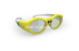 Verres adaptés aux besoins du client du lien 3D de DLP de couleur pour des enfants, verres de projecteur d'Optoma