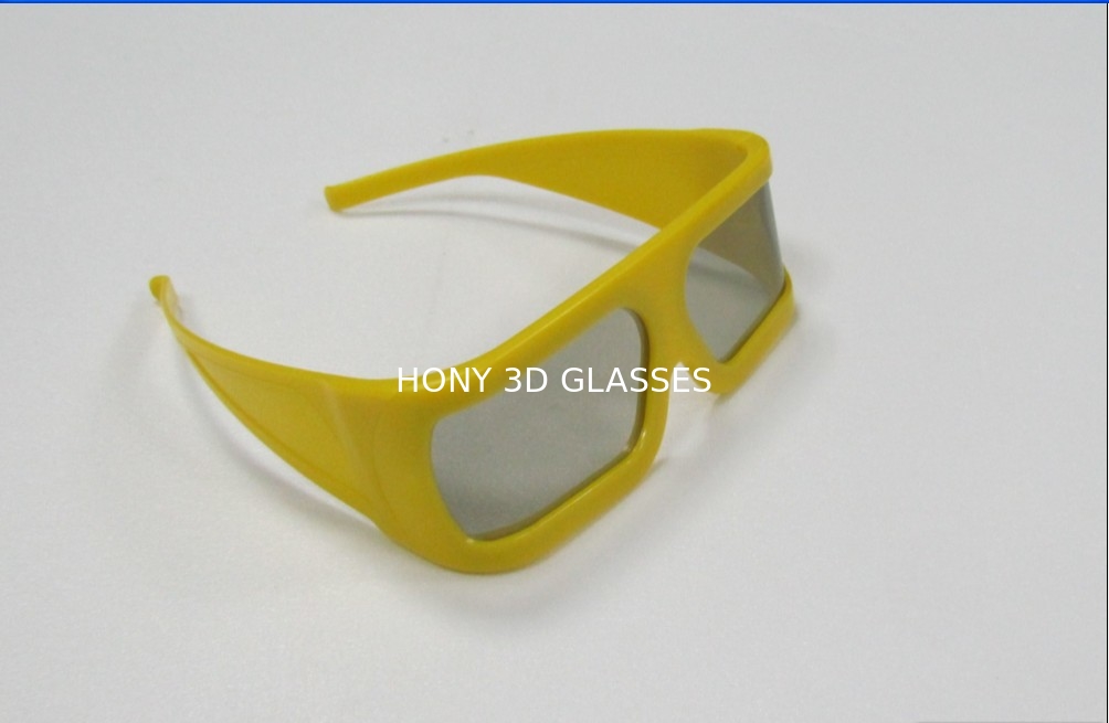 Épaississez les verres 3D polarisés linéaires en plastique pour 3D TV, anti réfléchissant